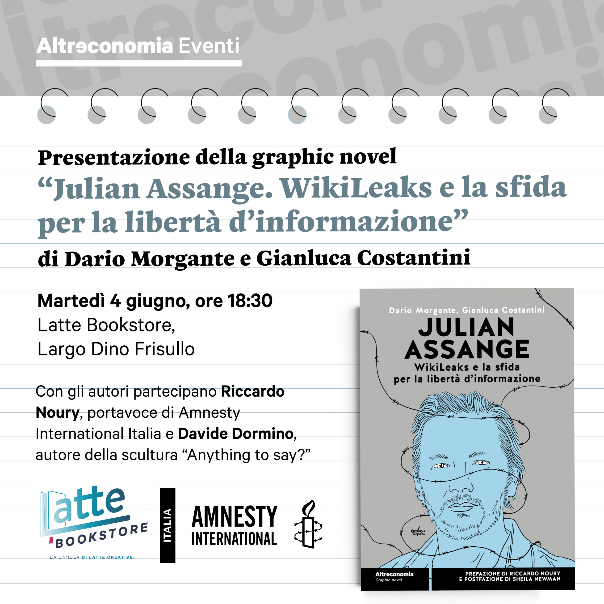 “Julian Assange. WikiLeaks e la sfida per la libertà d’informazione”